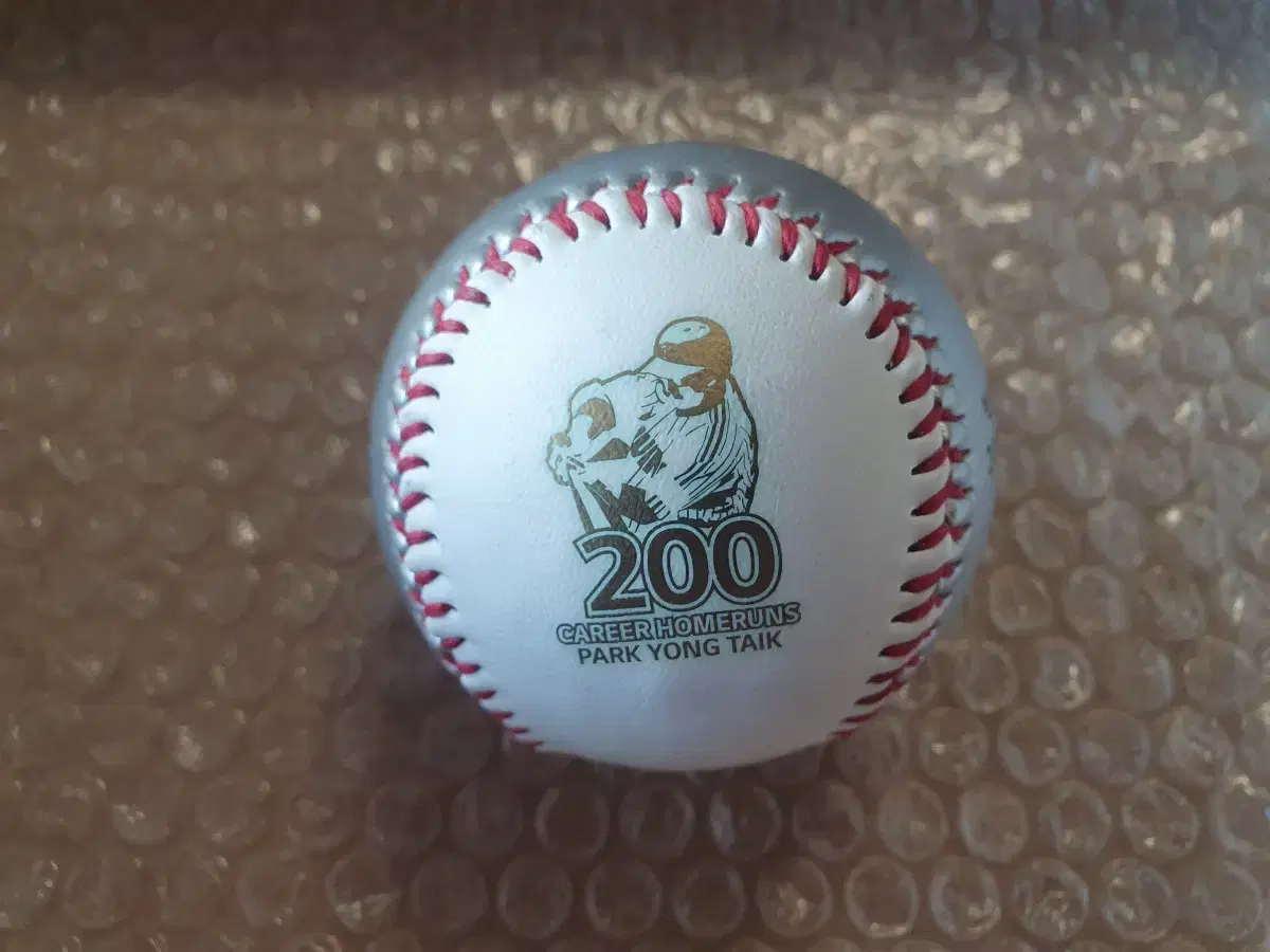 KBO 박용택 200홈런 300도루 기념구 고급형